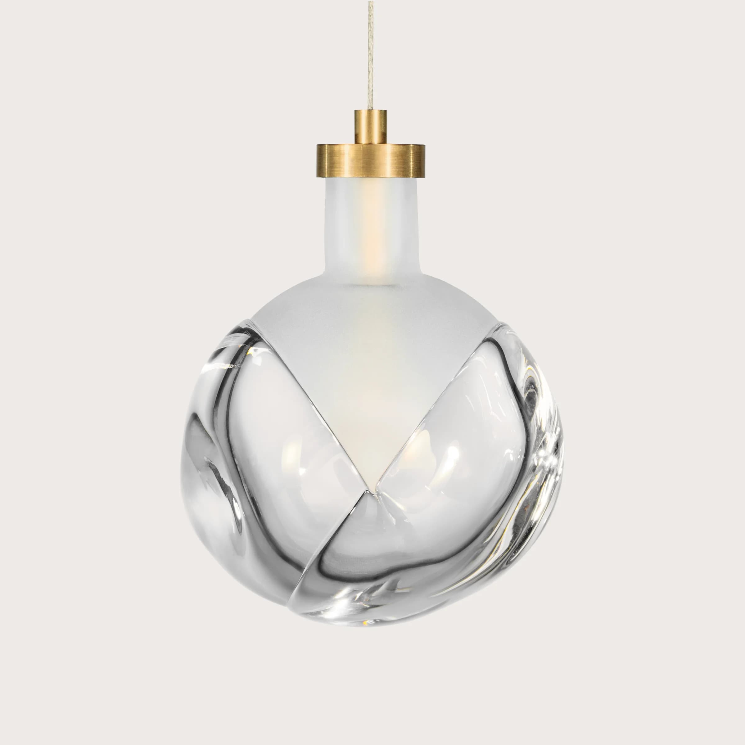 Clear and Sandblasted