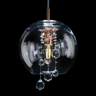 Detail of one of the 3 suspended balls