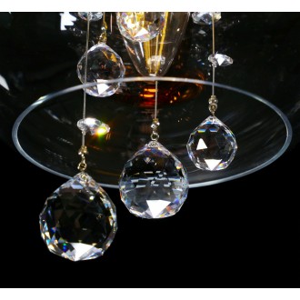 Detail of one of the 3 suspended balls