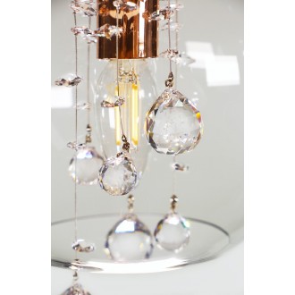 Detail of one of the 3 suspended balls