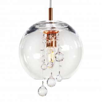 Detail of one of the 3 suspended balls