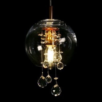 Detail of one of the 3 suspended balls