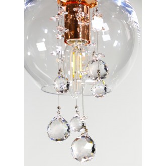 Detail of one of the 3 suspended balls