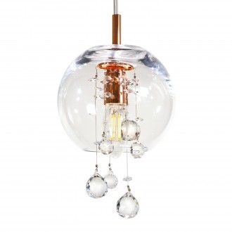 Detail of one of the 3 suspended balls