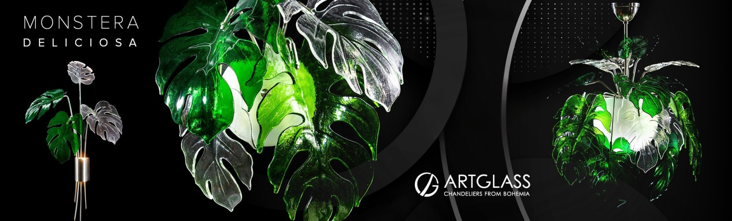 Monstera Deliciosa - Artglass.cz