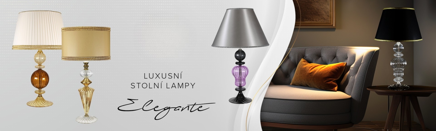 Stolní lampy Elegante - Artglass.cz