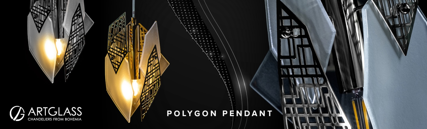 Polygon Pendant - Artglass.cz