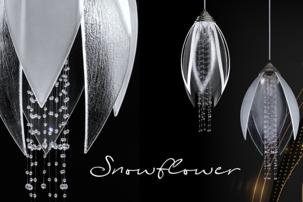 Snowflower - Artglass.cz