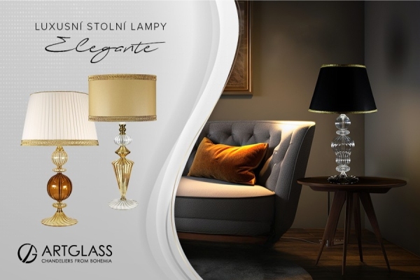 Stolní lampy Elegante - Artglass.cz