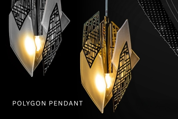 Polygon Pendant - Artglass.cz